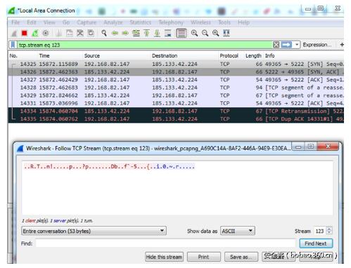 该网络流量的示例